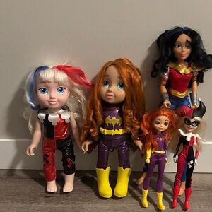 DC Girls Superhero doll lot